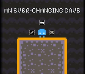 Portada del juego "an ever-changing cave".