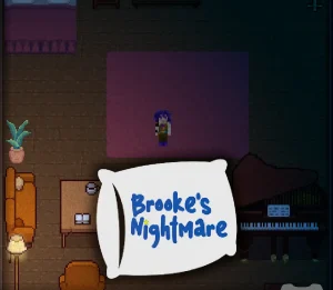 Portada del juego "brooke's nightmare".