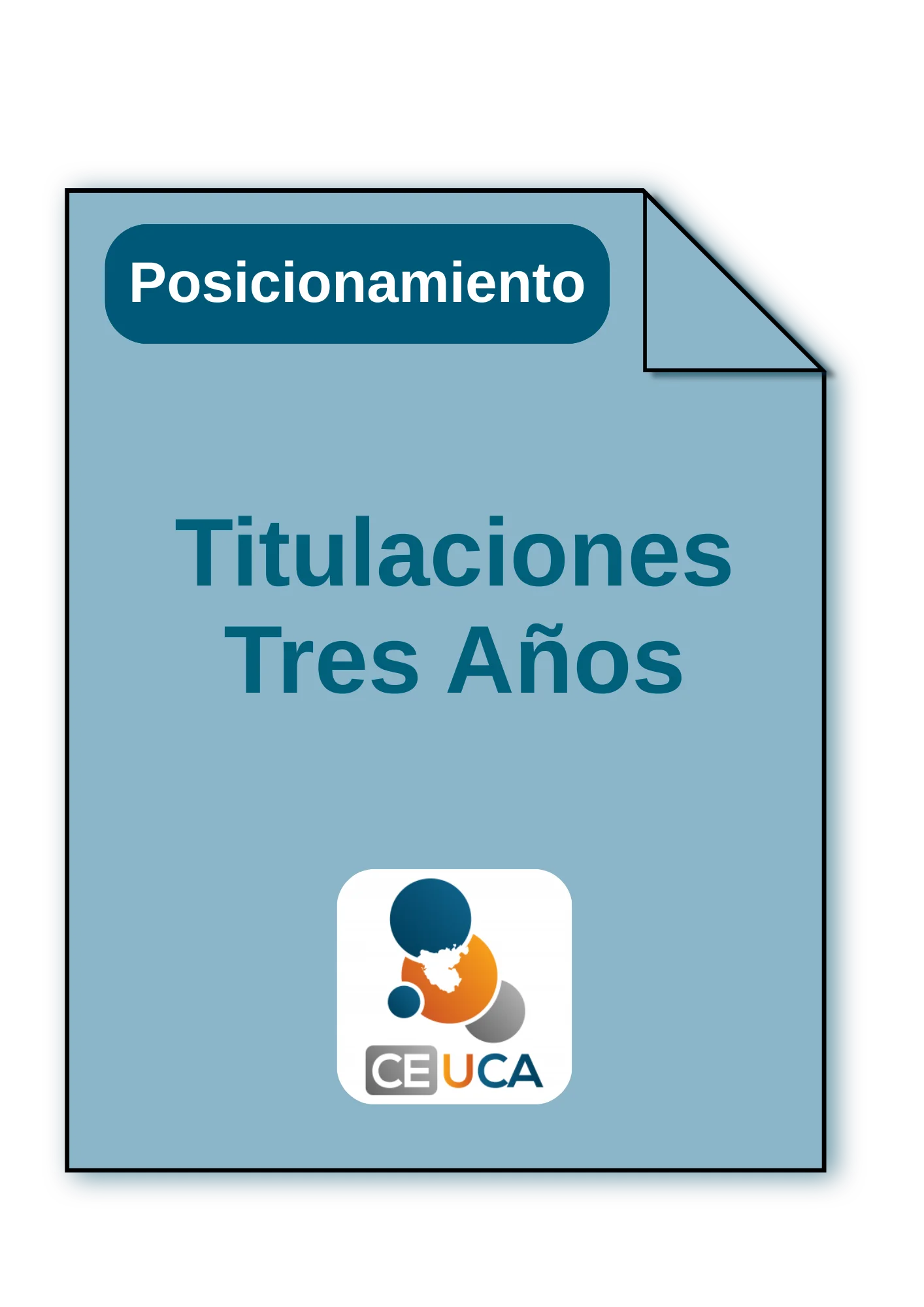 Posicionamiento: titulaciones tres años.